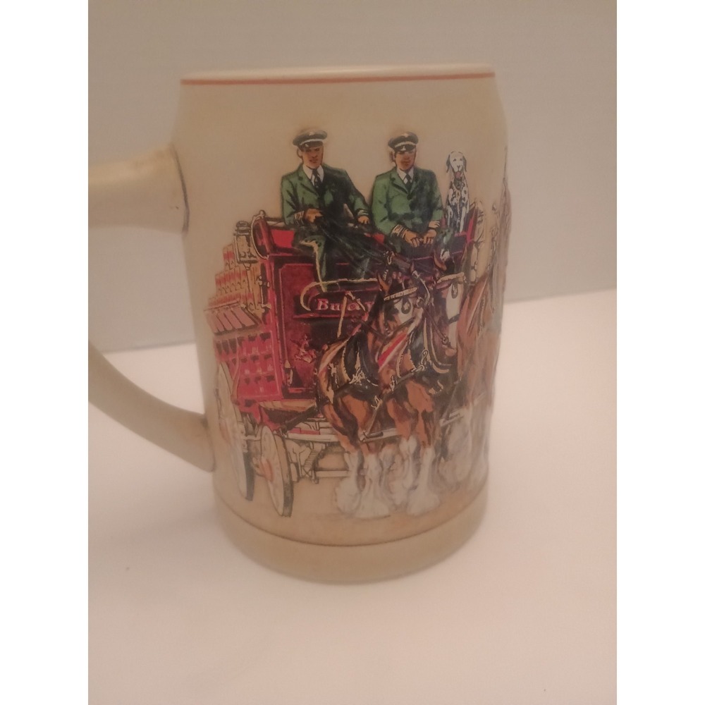Vintage Anheuser Busch "World Famous Clydesdales" 1991 On Parade Beer Stein Mug